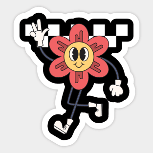 Groovy Flower Sticker